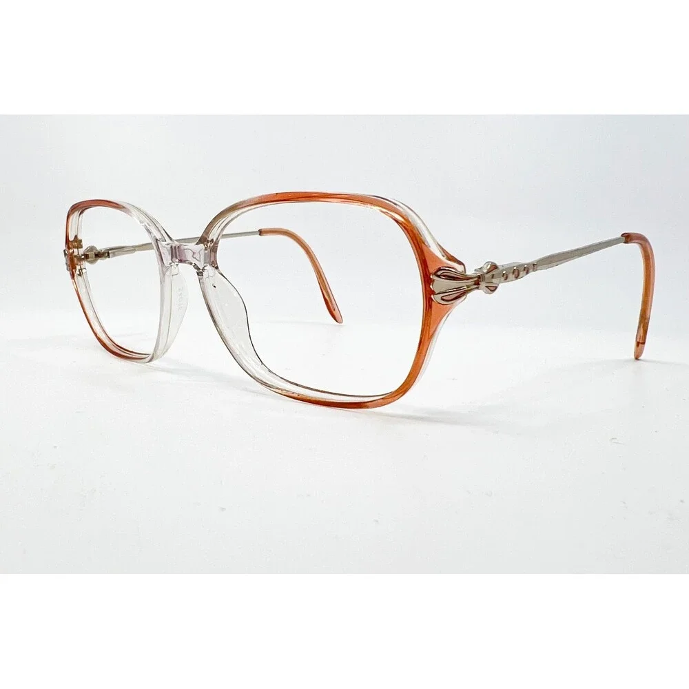 Gloria Vanderbilt Eyeglasses Womens Peach Clear 774 Zyloware 069 51-17-135